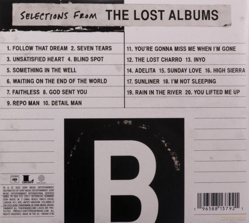 Bruce Springsteen: Lost And Found: Selections From The Lost Albums [CD]
