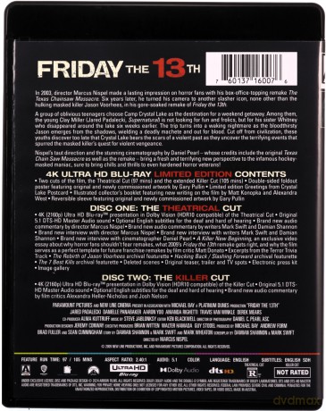 Friday the 13th (Piątek 13.) [Blu-Ray 4K]+[Blu-Ray]