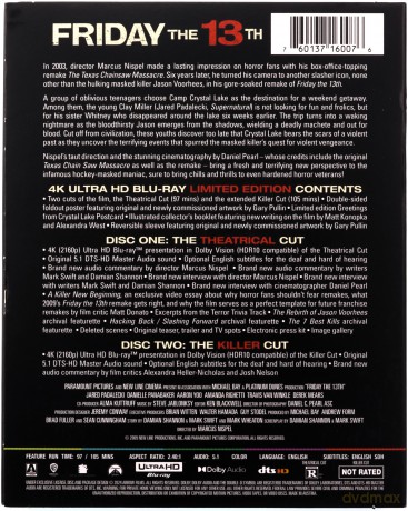 Friday the 13th (Piątek 13.) [Blu-Ray 4K]+[Blu-Ray]