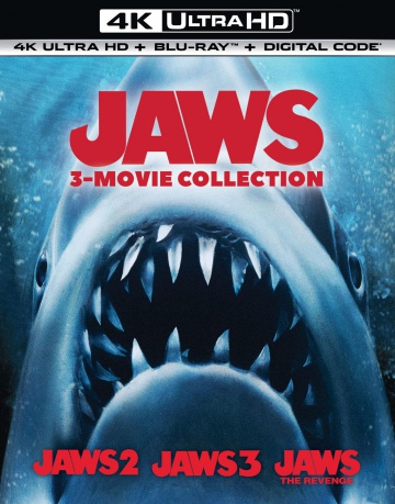 Jaws 2 / Jaws 3 / Jaws: The Revenge (Szczęki 2 / Szczęki 3 / Szczęki 4: Zemsta) [3xBlu-Ray 4K]+[3xBlu-Ray]