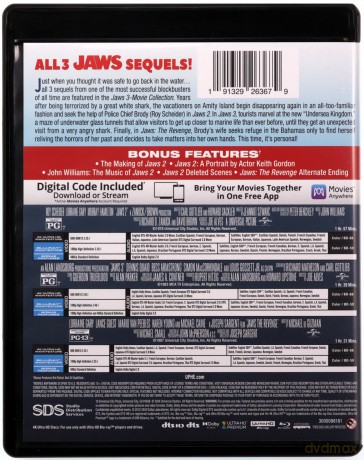 Jaws 2 / Jaws 3 / Jaws: The Revenge (Szczęki 2 / Szczęki 3 / Szczęki 4: Zemsta) [3xBlu-Ray 4K]+[3xBlu-Ray]