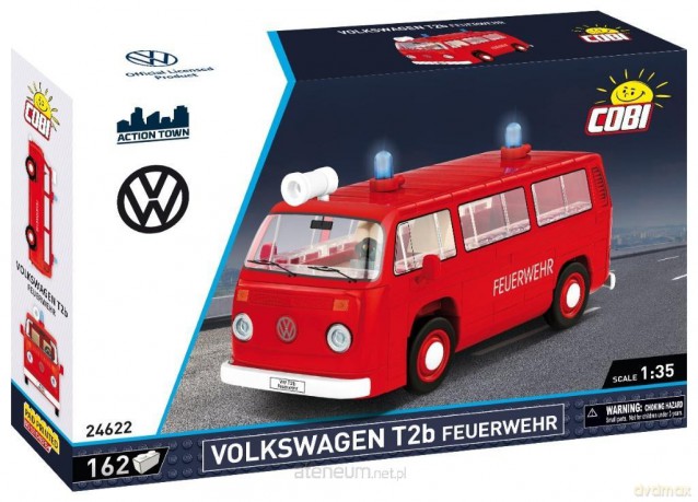 Action Town Straż Pożarna Volkswagen T2b Feuerwehr [KLOCKI]