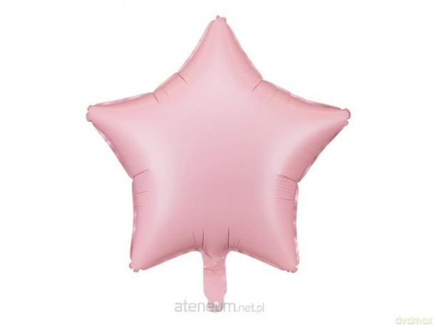 Balon foliowy Gwiazdka 48cm różowy