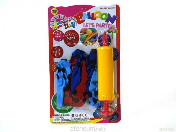 Balony z pompką 12szt