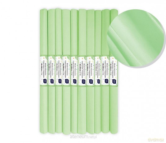 Bibuła marszczona nr 39 pistacjowy pastel (10szt)