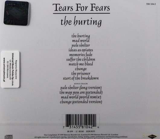 Tears For Fears: The Hurting (Remastered) [CD]