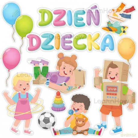 Dekoracja okolicznościowa Dzień Dziecka 14el