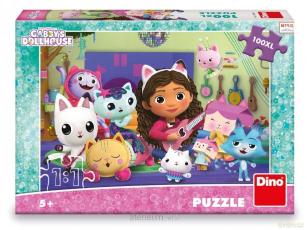 DINO 100 el. XXL Koci Domek Gabi, Orkiestra [PUZZLE]