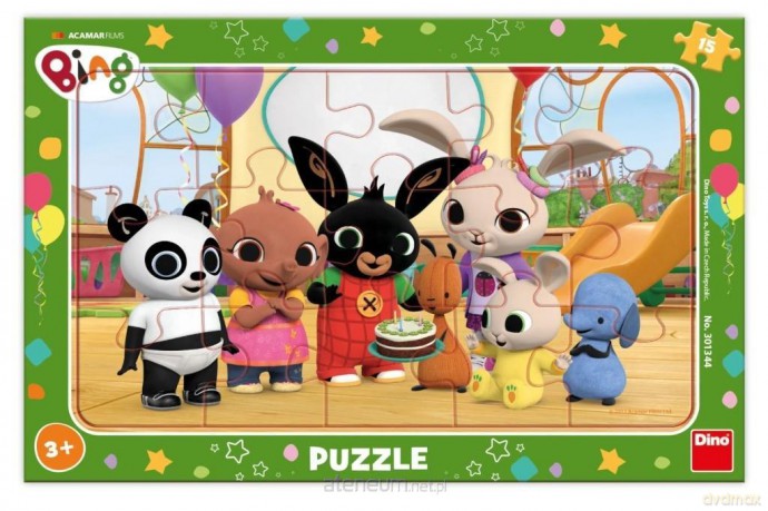 DINO 15 el. ramkowe Królik Bing z przyjaciółmi [PUZZLE]