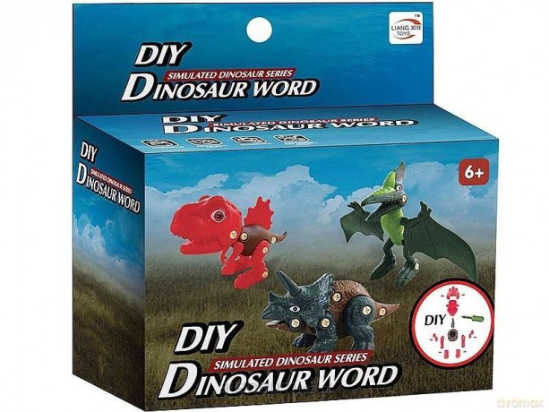 Dinozaur do skręcania ze śrubokrętem [FIGURKA]
