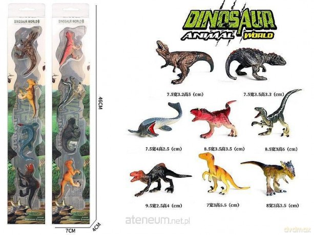 Dinozaury 4szt MIX [FIGURKA]