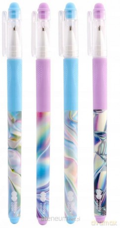Długopis wymaz Holo Wave z gripem nieb (12szt)