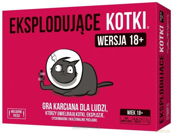 Eksplodujące Kotki: Edycja tylko dla dorosłych [GRA PLANSZOWA]