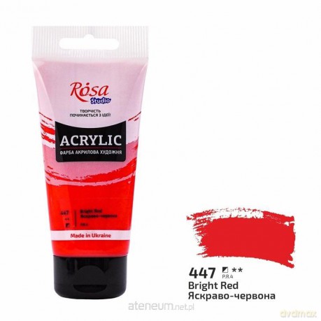 Farba akrylowa bright red 447 75ml