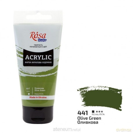 Farba akrylowa olive green 441 75ml
