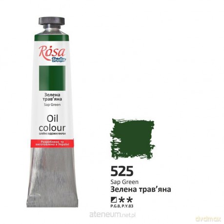 Farba olejna sap green 525 45ml