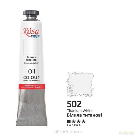 Farba olejna titanium white 502 45ml