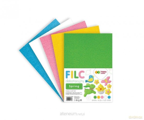 Filc dekoracyjny Spring 5szt