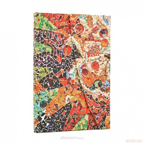 Kalendarz książkowy mini 25/26 18M Gaudi's Sun [KALENDARZ]