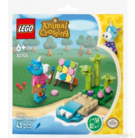 LEGO Animal Crossing Julian i Plażowy Obraz (30703) [KLOCKI]