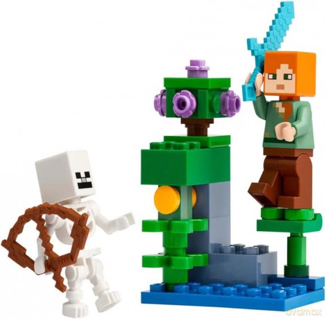 LEGO Minecraft Walka W Bujnej Jaskini (30705) [KLOCKI]