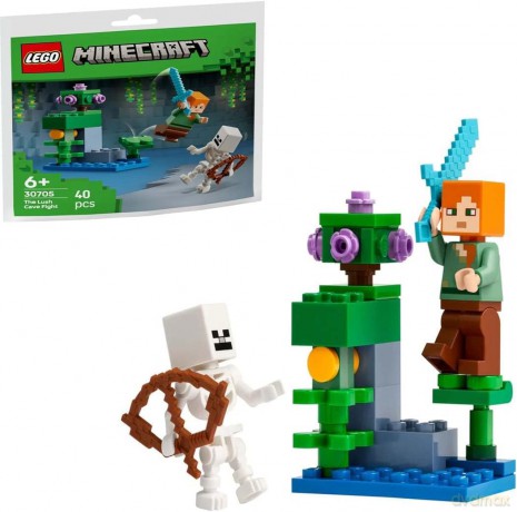 LEGO Minecraft Walka W Bujnej Jaskini (30705) [KLOCKI]