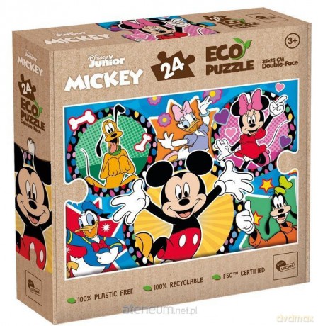 LISCIANI 24 el. Myszka Miki Eko dwustronne [PUZZLE]