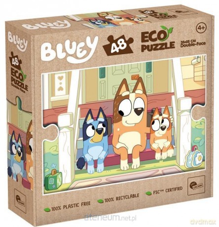 LISCIANI 48 el. Bluey Eko dwustronne [PUZZLE]