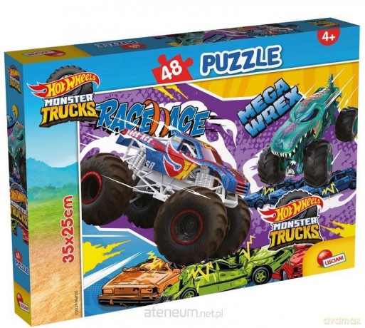 LISCIANI 48 el. Hot Wheels [PUZZLE]