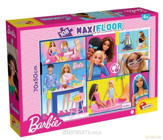 LISCIANI Maxifloor 108 el. Barbie [PUZZLE]