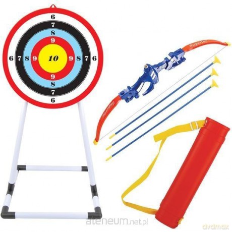 Łuk dla dzieci 76cm, tarcza i 3 strzały [SPORT]