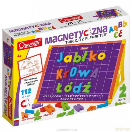 Magnetyczna tablica z alfabetem
