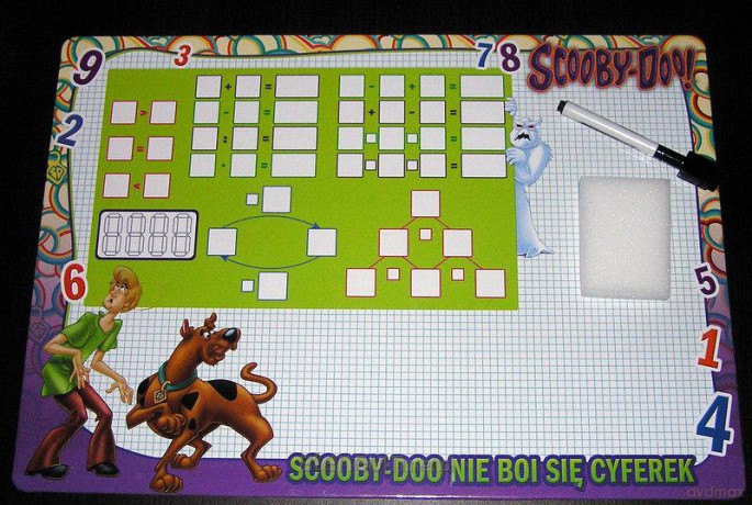 Tablica suchościeralna (średnia) - Scooby-Doo! ALEX [SZKOŁA]