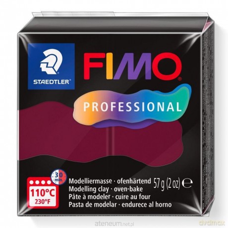 Masa termoutwardzalna Fimo 57g bordowy