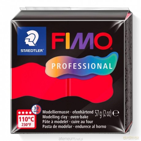 Masa termoutwardzalna Fimo 57g czerwony