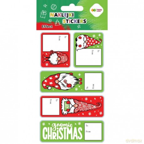 Naklejki Gnome tag 10x20cm