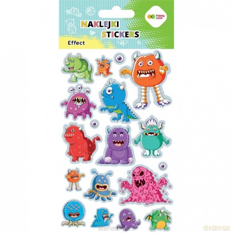 Naklejki Monsters 10x20cm