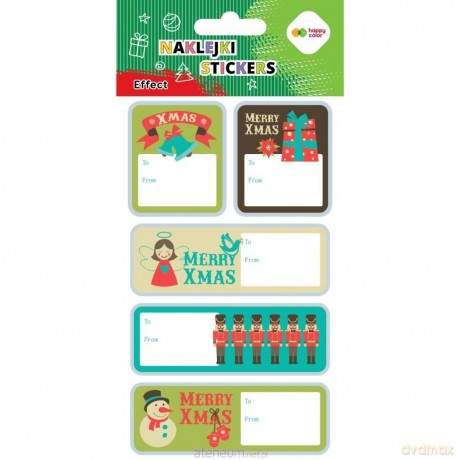Naklejki Xmas tag 10x20cm