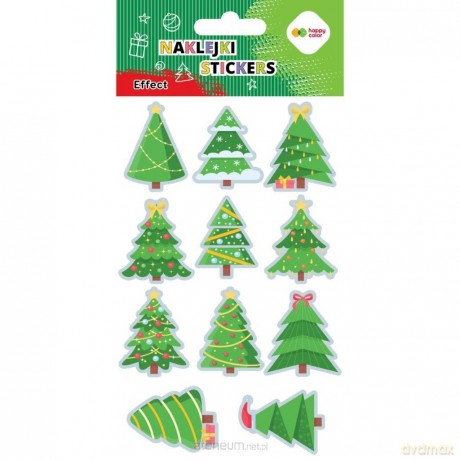Naklejki Xmas tree 10x20cm
