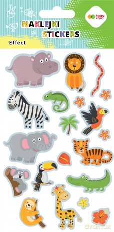 Naklejki Zoo 10x20cm