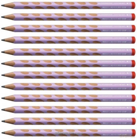 Ołówek EasyGraph Pastel HB PR lilia (12szt)
