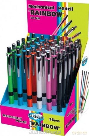 Ołówek mechaniczny Rainbow 0,5mm (36szt)