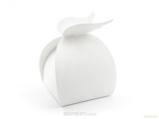 Pudełka Skrzydła biały 8,5x14,5x8,5cm 10szt