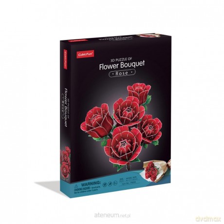 Puzzle 3D Duży bukiet kwiatów Róże [PUZZLE]