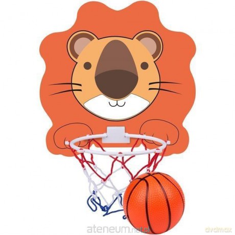 Tablica do koszykówki 40x30cm z piłką Lion [SPORT]