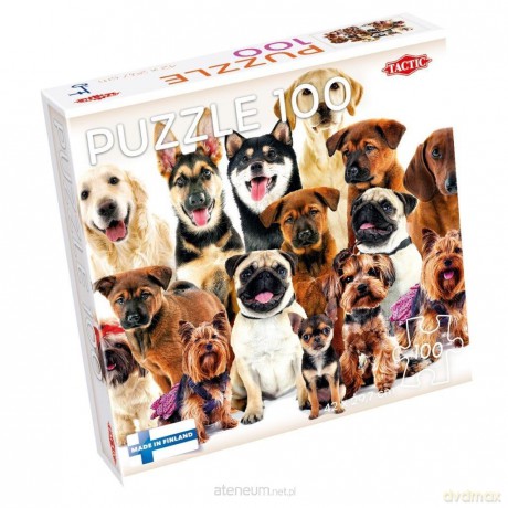 TACTIC 100 el. Group of Cute Dogs [PUZZLE]