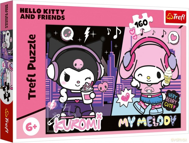 TREFL 160 el. Kuromi rządzi Hello Kitty [PUZZLE]