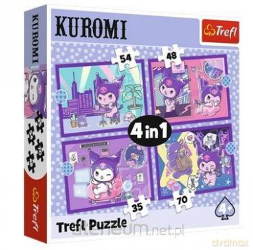 TREFL 4w1 Dzień Kuromi Hello Kitty [PUZZLE]