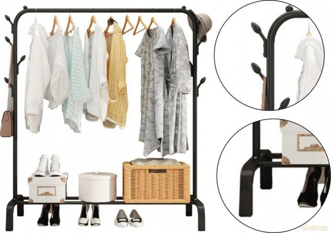 Wieszak wolnostojąca na ubrania buty