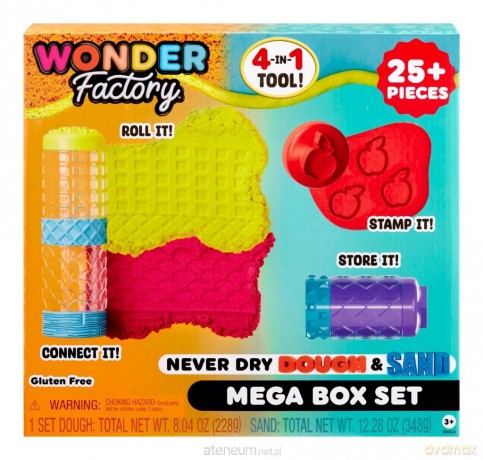 Wonder Factory Never Dry Dough&Sand Mega Box